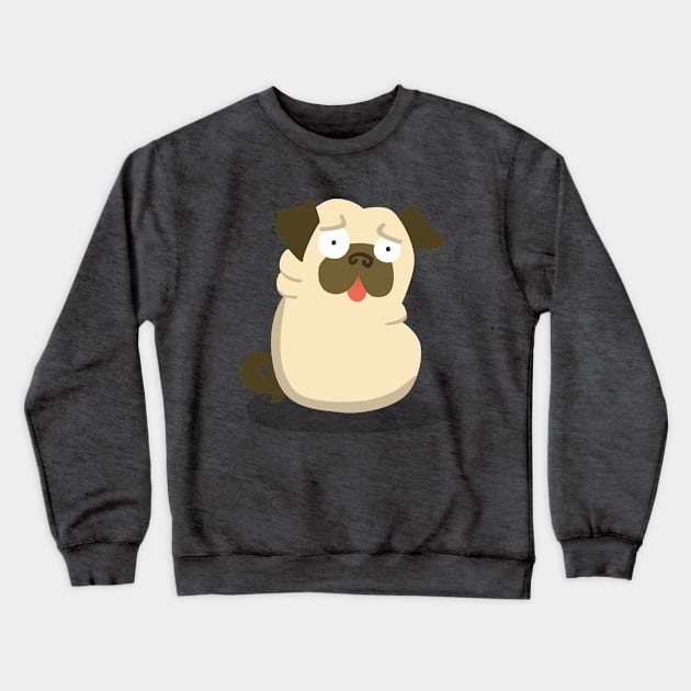 Silly pug Crewneck Sweatshirt by imjustmike